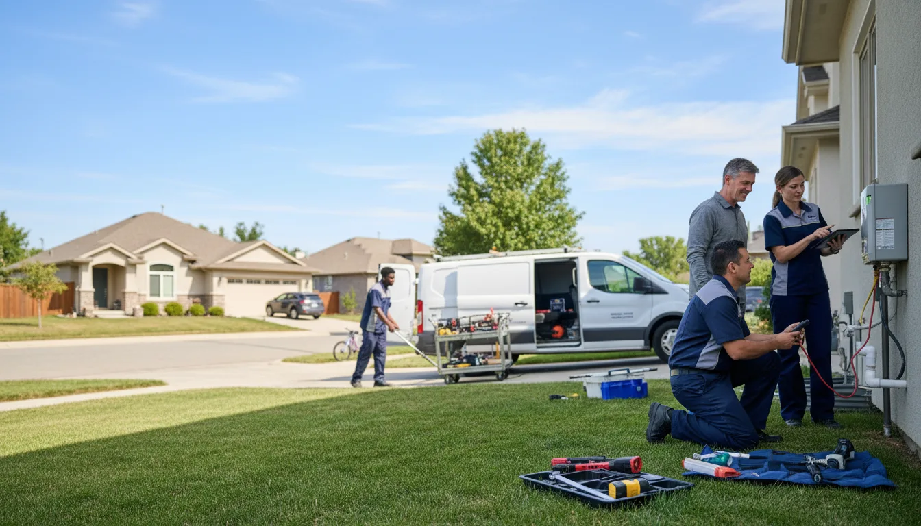 Tankless water heater service in Rosenberg, TX